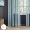 Polyester Jacquard Curtains Aqua strand, Teal