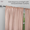 Polyester JacquardCurtains Desert Blush, Blush