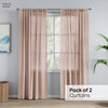 Polyester JacquardCurtains Desert Blush, Blush