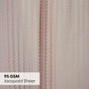 Polyester JacquardCurtains Desert Blush, Blush