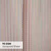 Polyester JacquardCurtains Desert Blush, Blush