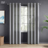 Polyester JacquardCurtains Silver Ripple, Grey