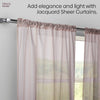 Polyester JacquardCurtains Sand Ripple, Blush