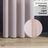 Polyester JacquardCurtains Sand Ripple, Blush