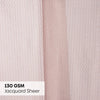 Polyester JacquardCurtains Sand Ripple, Blush