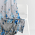 100% Polyester Sheer Digital Printed Door Curtain, Blue