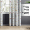 100% Polyester Sheer Digital Printed Curtain, Multicolor