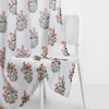Floral Sprig Sheer Printed Pack Of 1 Curtain, Multicolor