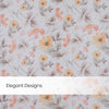 Floral Drift Sheer Printed Pack Of 1 Curtain, Multicolor