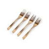 Champagne Gold Dinner Fork, Set of 4