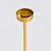 Marble Candle Holder Set of 2, Marble & Gold