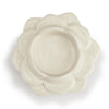 Ceramic White Diya, Set of 2