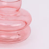 Rose Orb Glass Vase- Pink