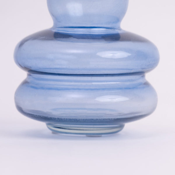 Sky Orb Glass Vase- Blue