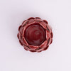 Mahogany Artichoke Tea light holder- Red