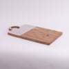 Oat Oak Slice- White & Natural wood