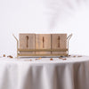 Natural Nook Cutlery Holder- Gray & Gold