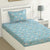 100% Cotton Single Bedsheet for Kids, White Unicorn