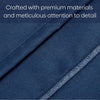 Satin Royale Deep Ocean Blue 300TC Satin 2 Pillow Cover