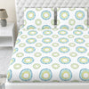 Radiant Circles 100% Cotton Double Bedsheet, 144 TC