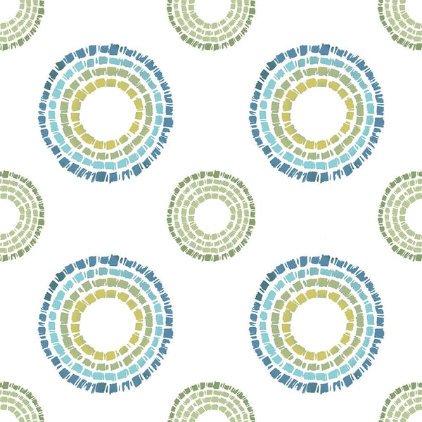 Radiant Circles 100% Cotton Double Bedsheet, 144 TC