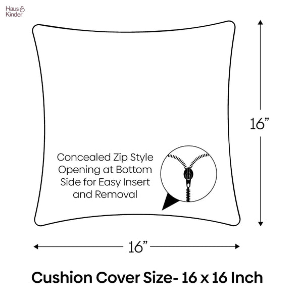 Radiance Decor & Cushion Cover Set of 6, Multicolor