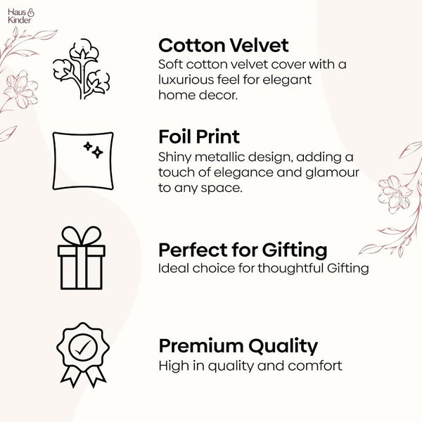 Radiance Decor & Cushion Cover Set of 6, Multicolor