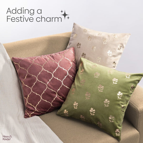 Radiance Decor & Cushion Cover Set of 6, Multicolor
