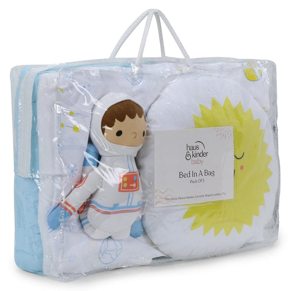 SpaceWalk 100% cotton Bed in a Bag Pack of 5