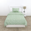 Foliage Fantasy Percale 210 TC Single Flat Bedsheet