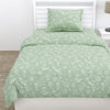 Foliage Fantasy Percale 210 TC Single Flat Bedsheet
