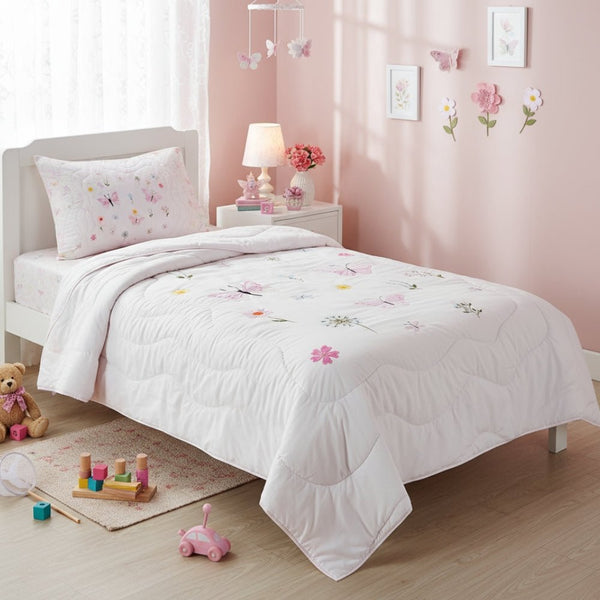 Butterfly Garden 100% cotton Kids Quilt