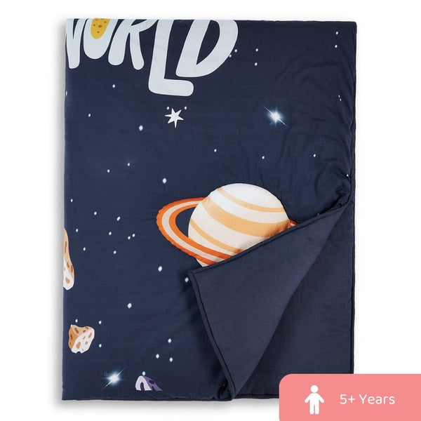Spacewalk 100% cotton Kids Quilt