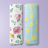 Bloom buddies Collection 100% Cotton Muslin Swaddle Pack of 2