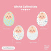 Aloha Collection 100% Cotton Muslin Swaddle Pack Of4 (Elephant, Dot, Fruit, Ocean)
