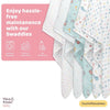 Nautical Collection 100% Cotton Muslin Swaddle Pack Of5