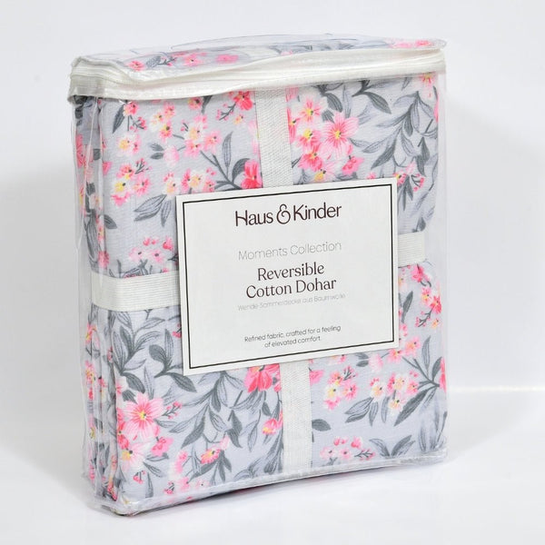 Sakura Whisper Reversible AC Blanket - Grey