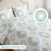 Radiant Circles 100% Cotton King Bedsheet, 144 TC