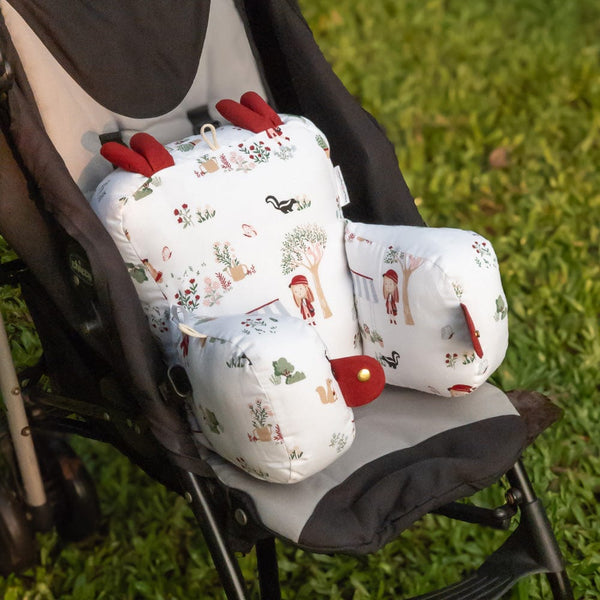 Scarlet 100%Cotton Pram Pillow cum Baby Seat 6-9 months