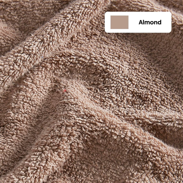 100% Cotton Harmony Combed Bath Set- Pack Of 6(Cobalt, Almond)