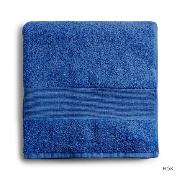 100% Cotton Harmony Combed Bath Set -Pack Of 6(Cobalt, Mulberry)