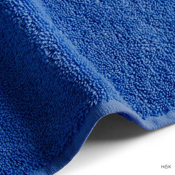 100% Cotton Harmony Combed Bath Set -Pack Of 6(Cobalt, Mulberry)