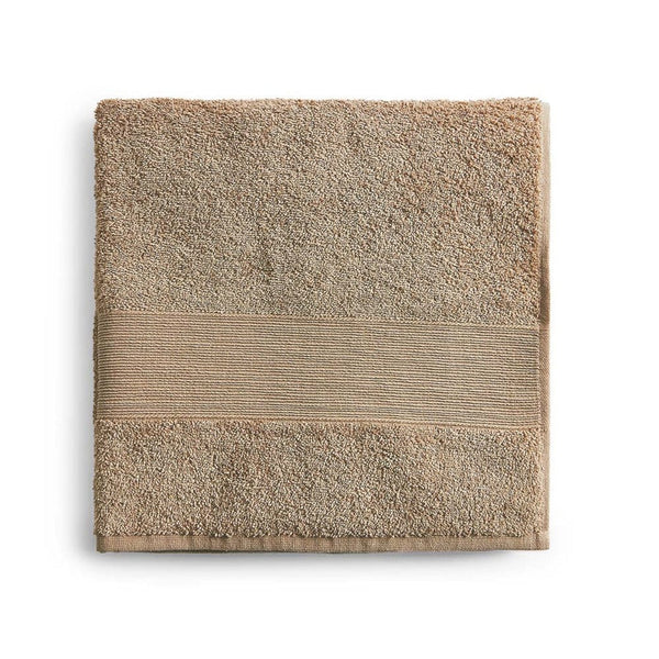 100% Cotton Harmony Combed Bath Towel- Pack Of 2(Coastal Blue, Taupe)