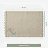 Botanique Clay Embroidered Table Placemats, Taupe (Pack of 2)