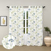 Wild Whisper Blue Curtain Set
