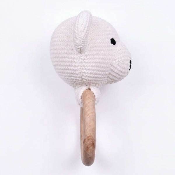 Teether- Muffin, White