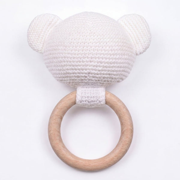 Teether- Muffin, White