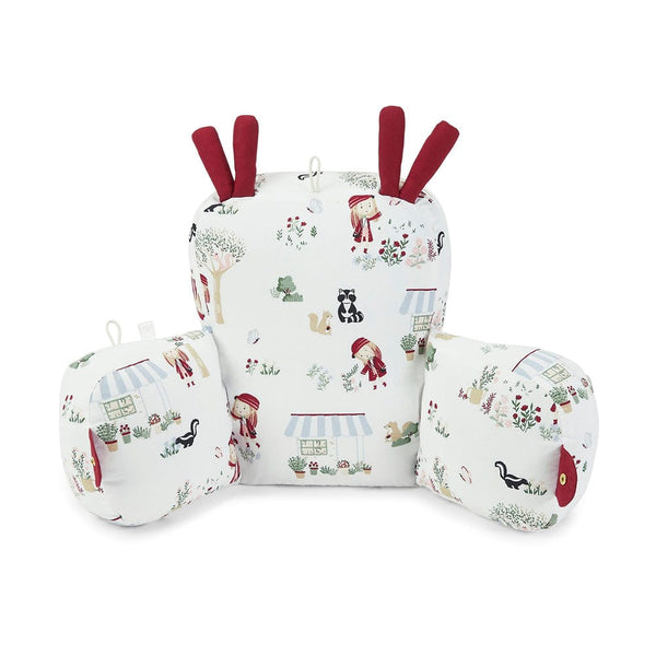 Scarlet 100%Cotton Pram Pillow cum Baby Seat 6-9 months