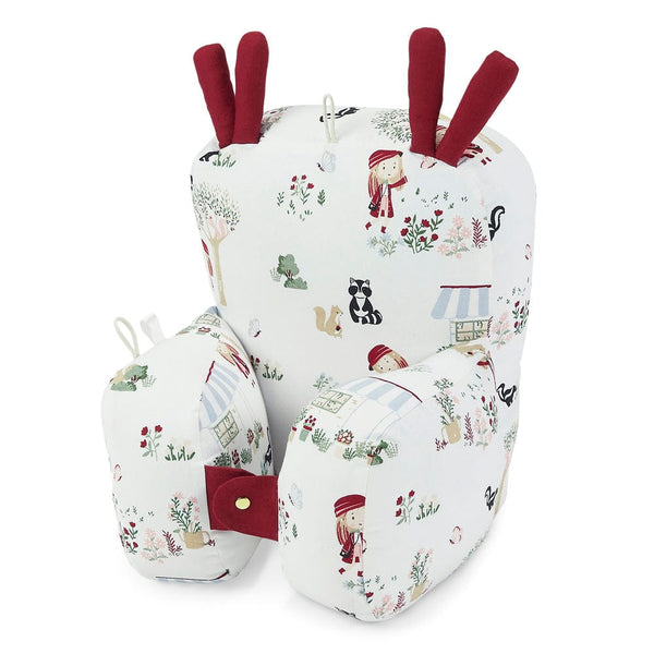 Scarlet 100%Cotton Pram Pillow cum Baby Seat 6-9 months
