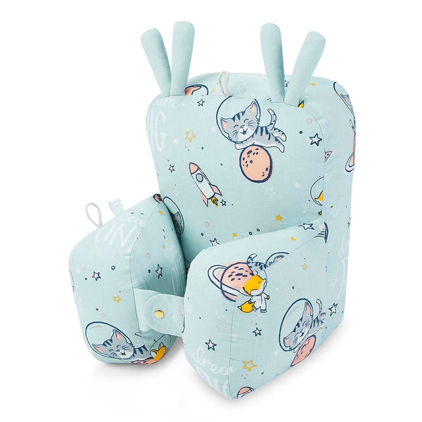 Spacewalk 100%Cotton Pram Pillow cum Baby Seat 6-9 months
